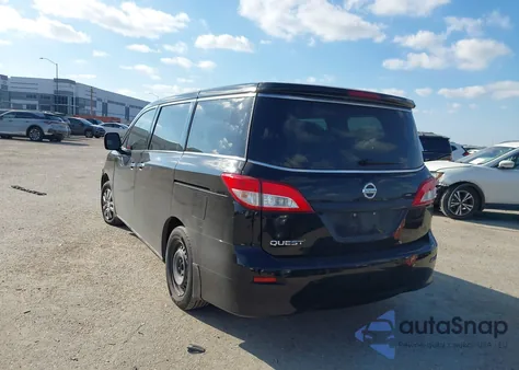 2014 Nissan Quest S from USA, damaged, VIN JN8AE2KP8E9103122
